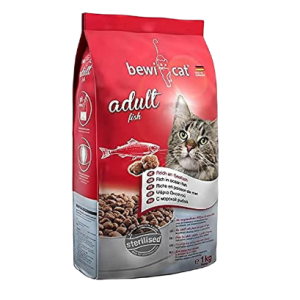 Bewi Cat Sterilised Adult Fish dry cat food