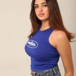 Blue crtz top