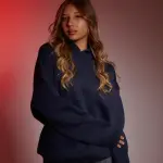Oversized navy blue Hoodie