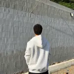 Zipper Hoodie Light Grey