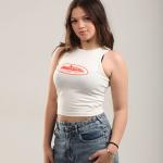 White with red crtz top