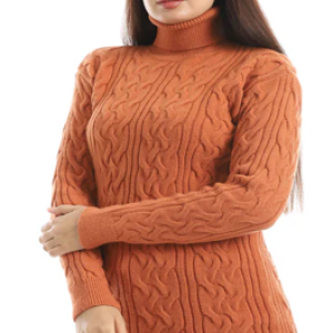 Long bodysuit, high collar, braided