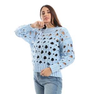 Openwork pullover