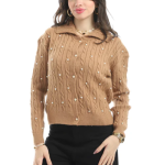 Short jacket with a collar