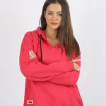 Oversized Women's Magenta Hoodie