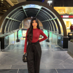 Suede Wide-Leg Pants Black