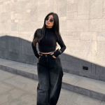 Balloon Baggy Black M