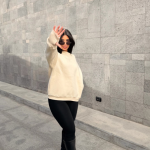 Oversized Hoodie off white