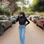 Street Style Cargo Denim