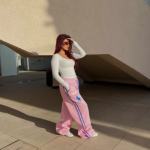 Polo Print Melton Pants