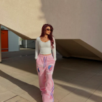 Polo Print Melton Pants