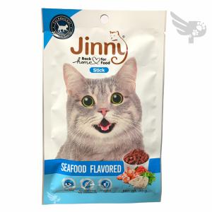 Jinny Cat Stick Treats, Seafood Flavored
