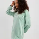 Mint Cozy Hoodie Dress