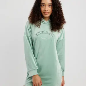 Mint Cozy Hoodie Dress