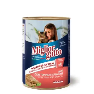 Miglior Gatto Paté wet food cat with Tuna & Salmon