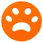 "Cat Paw-Shaped Silicone Hair Remover"