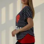 3-Piece Cotton Pajama Set – I Love Coffee Print, Comfortable Summer Sleepwear