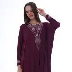 Summer Embroidered Abaya – Lightweight & Comfortable for Day or Night