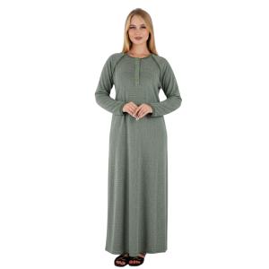 Winter Embroidered Maxi Abaya – Soft & Elegant Warm Fabric