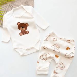 Brown Teddy 3-Piece Set