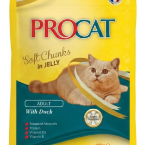 Procat with duck jelly